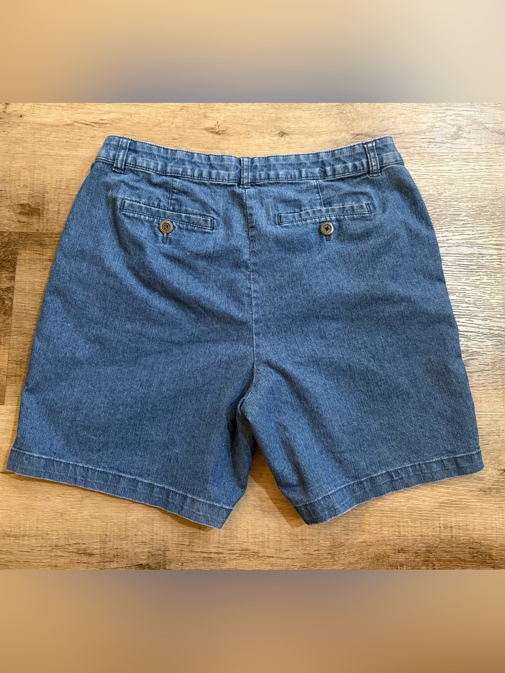 Kim Rogers Blue Denim Women's Shorts Size 12 - Picture 10 of 12